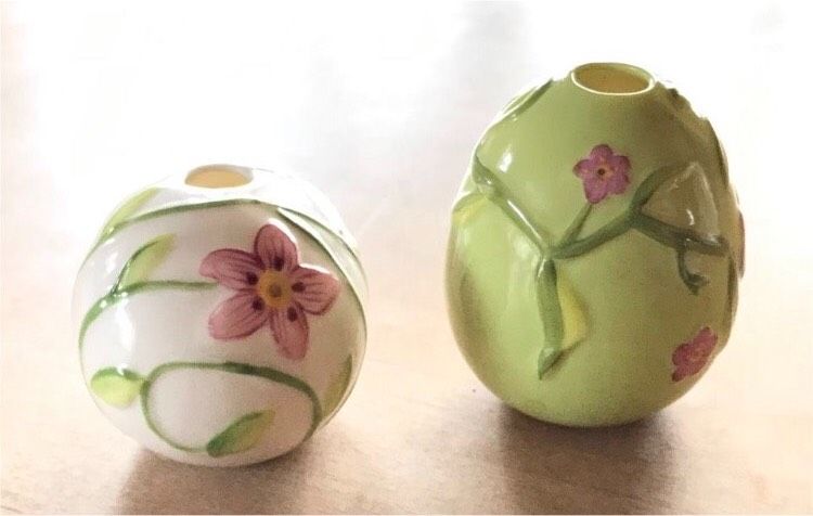 Villeroy boch Ostern Frühling Spring 2x Vasen in Egweil