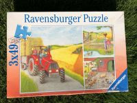 Ravensburger Puzzle 3 x 49 Teile: Auf dem Land - Bauernhof Rheinland-Pfalz - Burgbrohl Vorschau