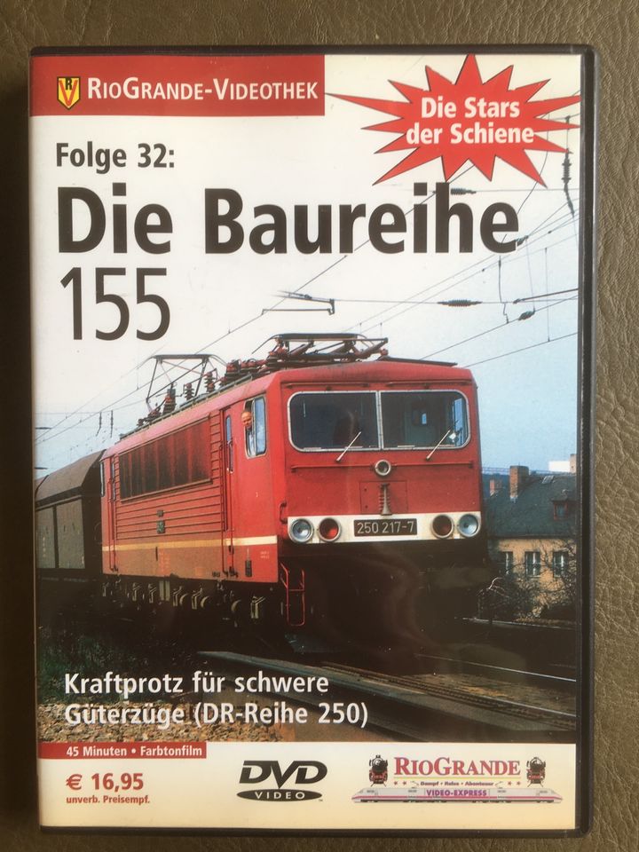 DVD Stars der Schiene Die Baureihe 155 250 Hochleistungscontainer in Erfurt