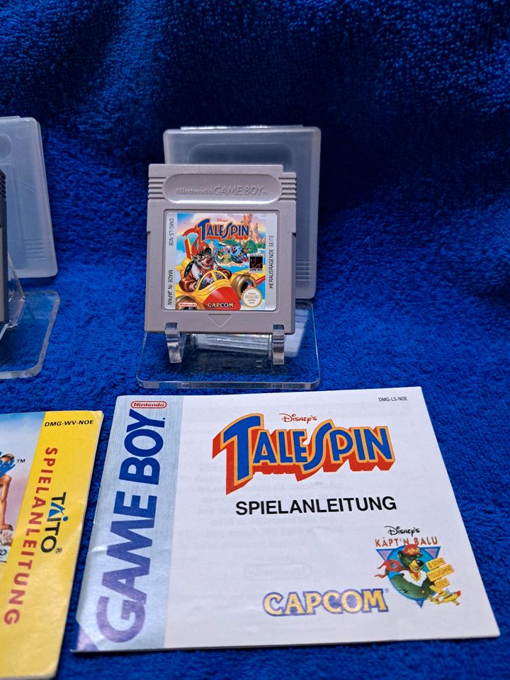 Nintendo Gameboy WCW The Main Event,  Tale Spin,  WF War Zone, in Burghausen