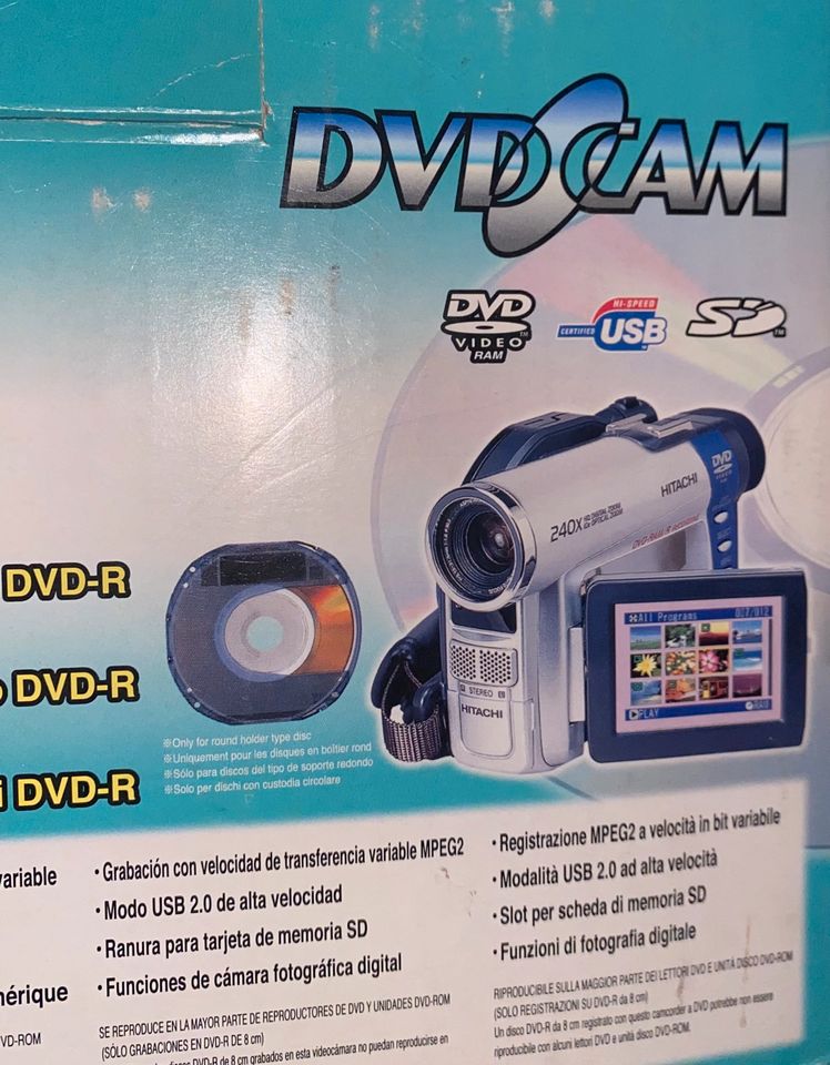 Hitachi DC-MV350E/DCMV380E Camcorder DVD Kamera in Minden