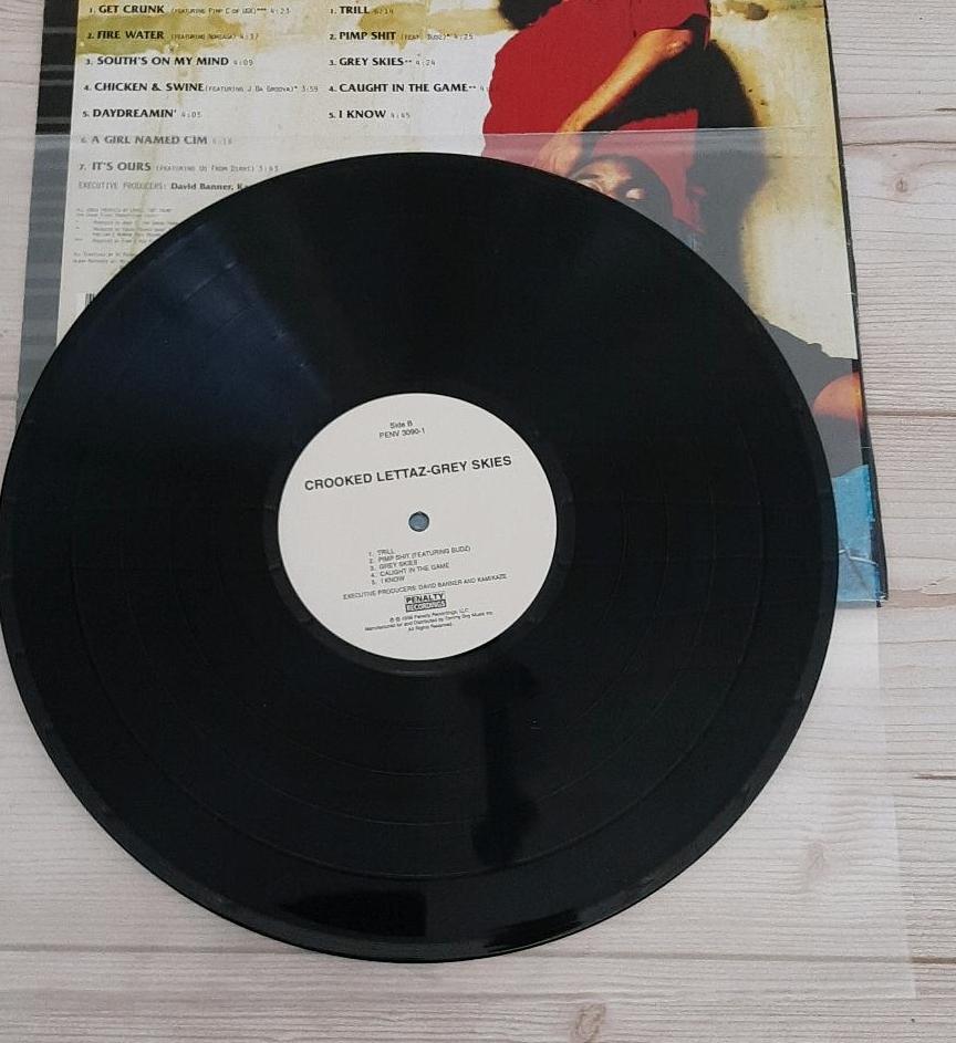 Crooked Lettaz  Vinyl Hip Hop 1999 Schallplatte Rap " Grey Skies in Braunschweig