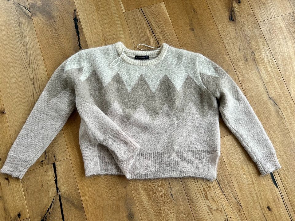 Zara Mohair Pullover Nudetöne neu Größe S 55% Mohair 18% Wolle in Trittau