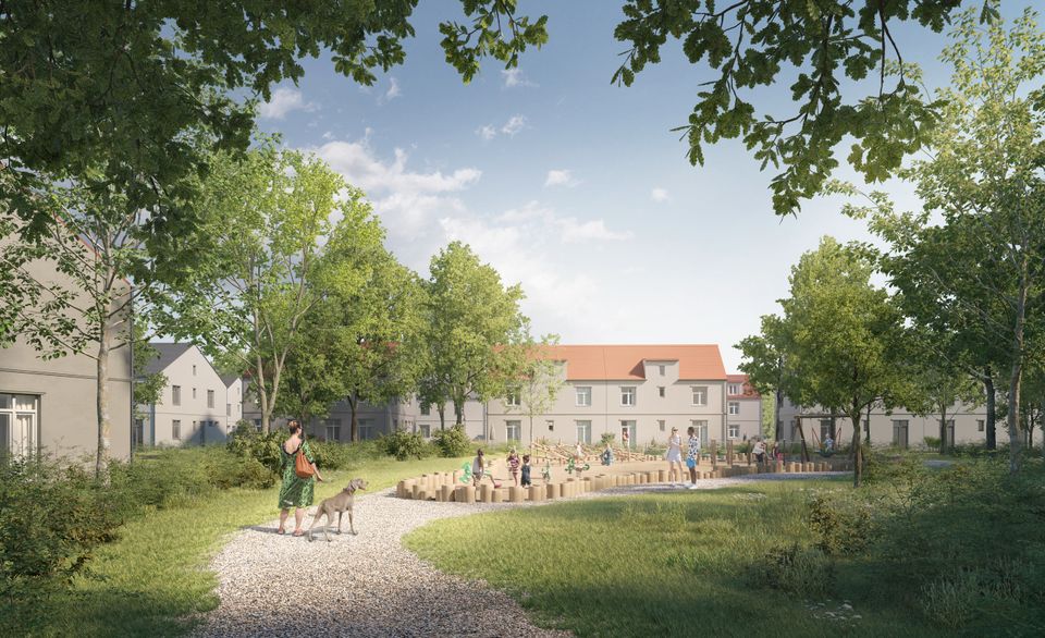 KÄTHE - Ihr modernes familienfreundliches Landhaus mit eigenen Gartenanteil - nahe Berliner Stadtgrenze - grüne ruhige Lage - Erstbezug in Schönwalde-Glien