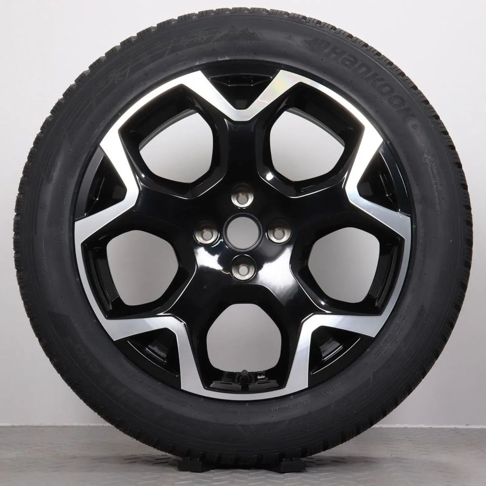 Winterräder 18 Zoll Opel Mokka U Mokka e U Original Felgen 9835097680 Winterreifen 215/55R18 99V XL Hankook Winter i*cept evo3 schwarz glanzgedreht Schwarz 7x18ET35 mm 4x108 mm Alufelgen in Gefell