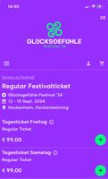 Zwei Tickets für Glücksgefühle Festival Baden-Württemberg - Pforzheim Vorschau