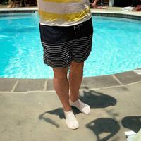 Watsons Freizeit Bade Hose/ Short blau gestreift Gr. 56 Nordrhein-Westfalen - Hamminkeln Vorschau