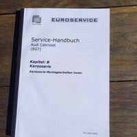 Audi Cabriolet Handbuch Karosserie innen Nordrhein-Westfalen - Grevenbroich Vorschau