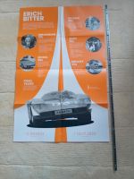 gr. Plakat Poster Erich Bitter Autos beidseitig + Katalog Baden-Württemberg - Rottweil Vorschau