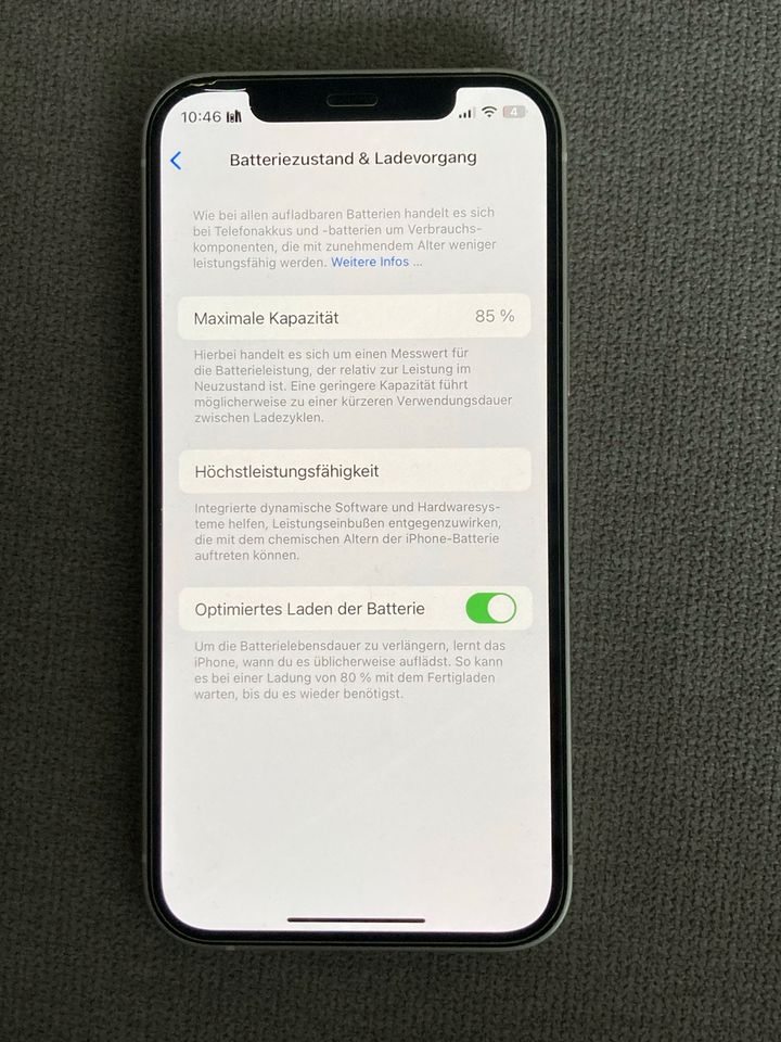 iPhone 12 128GB Weiß (5G), 6,1" (15,4cm) - Sehr guter Zustand! in Homberg (Efze)