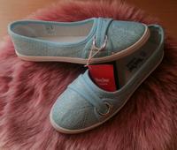 Ballerinas Halbschuhe Slipper hellblau Gr.36 1 Sachsen - Limbach-Oberfrohna Vorschau