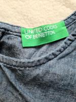 Jeanskleid lang ärmellos von Benetton Größe 36 XS Bayern - Pfaffenhausen Vorschau