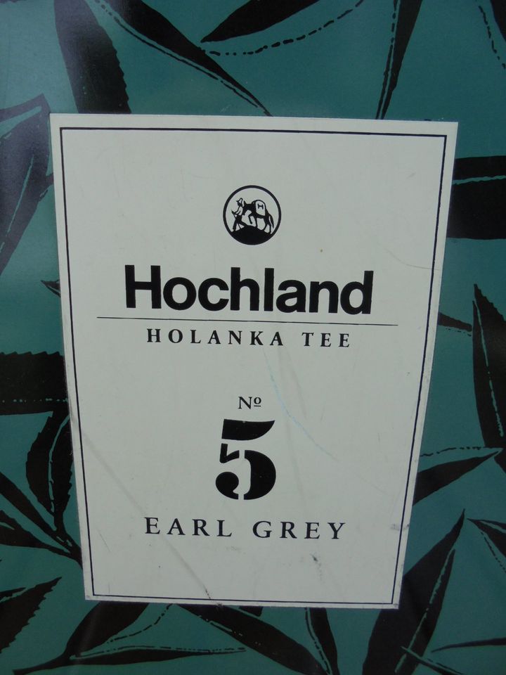 alte grüne Blechdose Hochland Holanka Tee Nr. 5 Earl Grey in Stuttgart