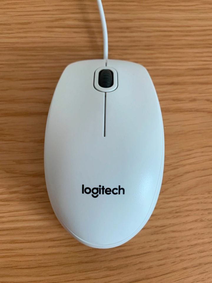 Logitech B100 Corded USB Mouse - White in Nürnberg (Mittelfr)