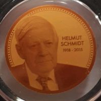 Goldmünze Helmut Schmidt 999er Feingold 1/1000 oz Bayern - Niederrieden Vorschau
