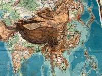 Schulwandkarte „Asien“ - oro-hydrographisch Rheinland-Pfalz - Dittelsheim-Heßloch Vorschau