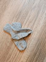 Socken aus Bio-Schurwolle grau in Gr.19/22 Niedersachsen - Lilienthal Vorschau