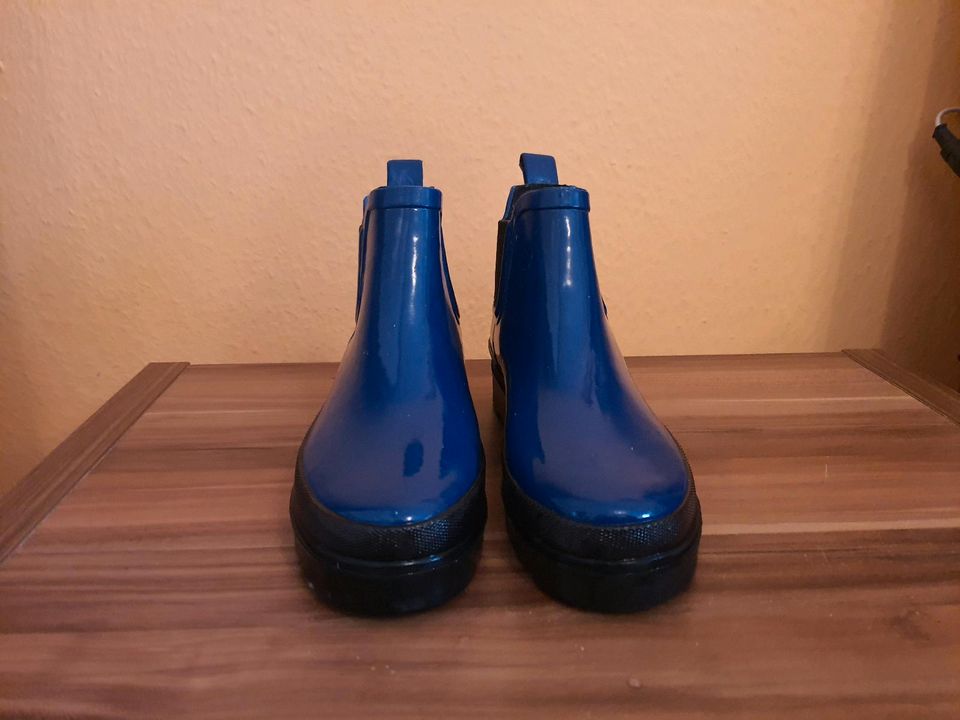 Gummi Stiefel für Damen, Größe 40, blau, neu & ungetragen in Kandel