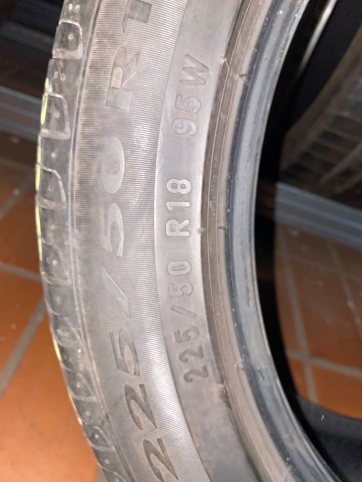 2 Sommerreifen 225 50 R18 95W Pirelli Cinturato RSC 7mm in Würzburg