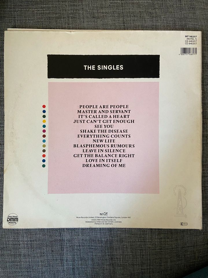 Vinyl : Depeche Mode – The Singles 81 - 85 in Salzgitter
