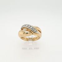 Damen Ring Gelbgold Weißgold 585/14kt Brillanten Schleswig-Holstein - Flensburg Vorschau