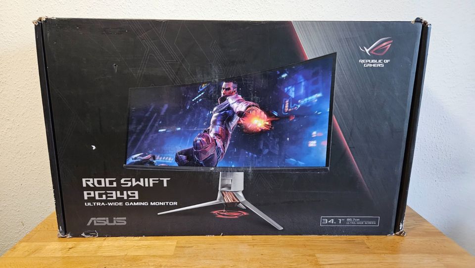 Asus ROG Swift PG349Q | 120Hz G-SYNC | 34" IPS Gaming Monitor in Holzwickede