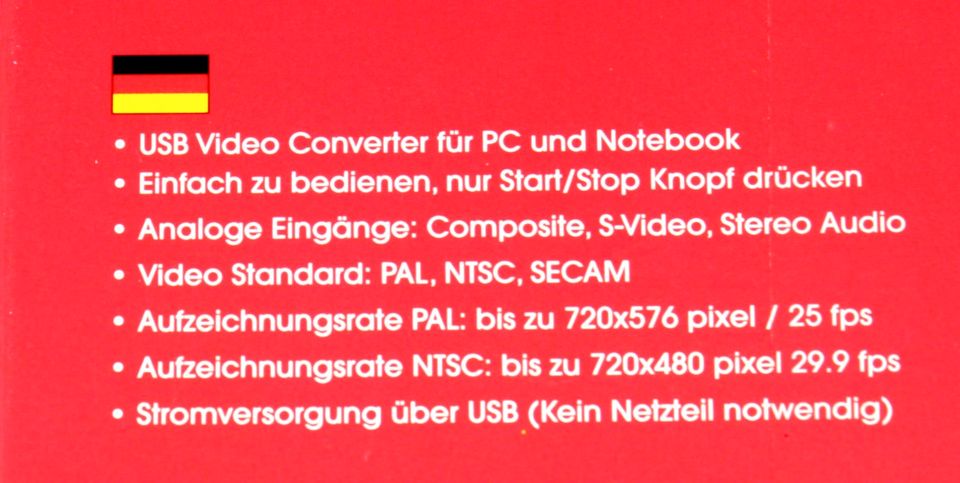 TERRATEC Grabby USB Video Grabber - USB2 unbenutzt in Thüringen - Neuhaus |  Weiteres PC Zubehör gebraucht kaufen | eBay Kleinanzeigen ist jetzt  Kleinanzeigen