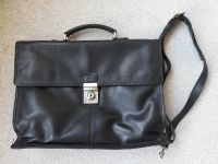 Unisex Leder schwarz Business Tasche Trage Umhänge Laptop Messeng Schleswig-Holstein - Westerholz Vorschau