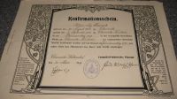 Sammler! Konfirmationsschein März 1929 Trinitatiskirche Chemnitz Sachsen - Burgstädt Vorschau