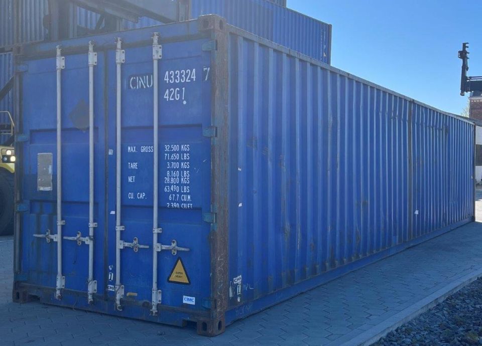 40' DV Seecontainer / Lagercontainer / 8'6 gebraucht in Regensburg in Regensburg