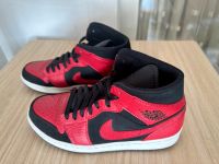 Nike Air Jordan 1 Mid Reverse Bred Sneaker Gr.42 Bayern - Tegernheim Vorschau