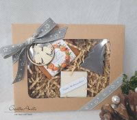 Geschenkbox -MANDARINE-ZIMT- mit weihnachtlichen Schafmilchseifen Bayern - Fensterbach Vorschau