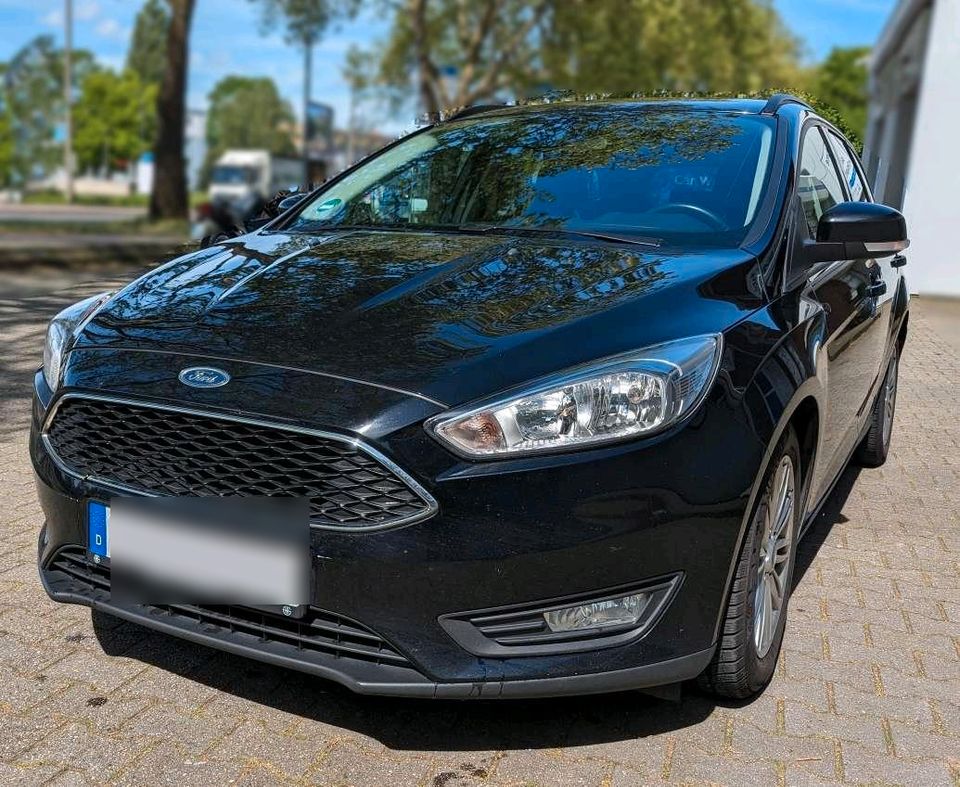 Ford Focus Turnier, Diesel 2017,  TÜV neu, nur GK & Export, black in Köln