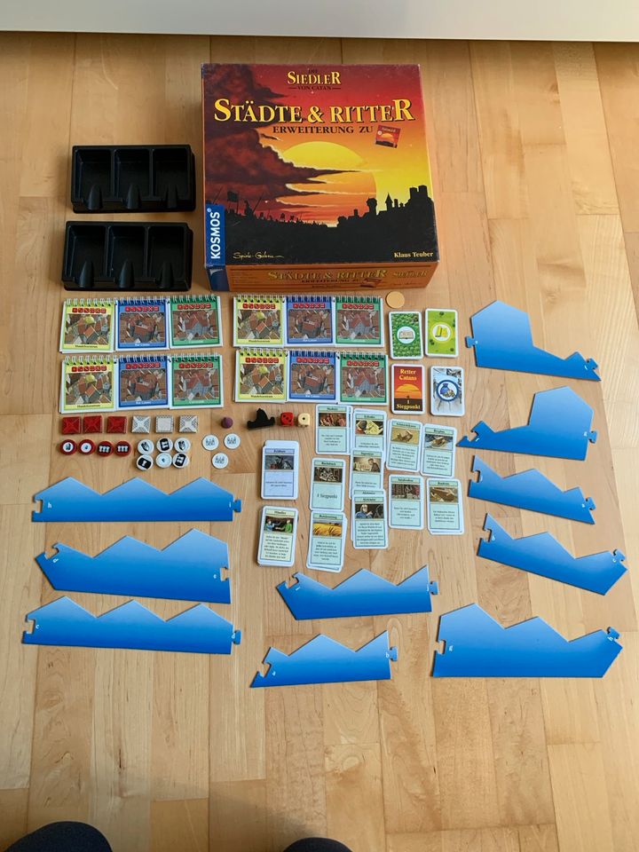 Siedler von CATAN Städte & Ritter Erweiterung Holz Ersatzteile in Reiskirchen