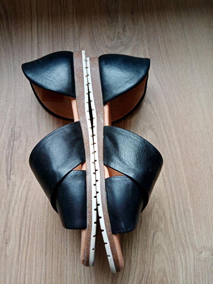 Schuhe Sandalen Sandalette schwarz Görtz Große 38 in Aachen