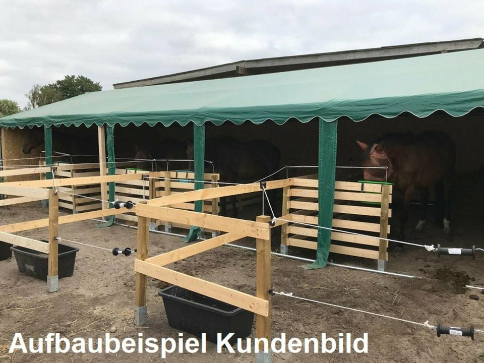 Großes Weidezelt 6x8m Stallzelt Lagerzelt 48m² PVC wetterfest in Bielefeld