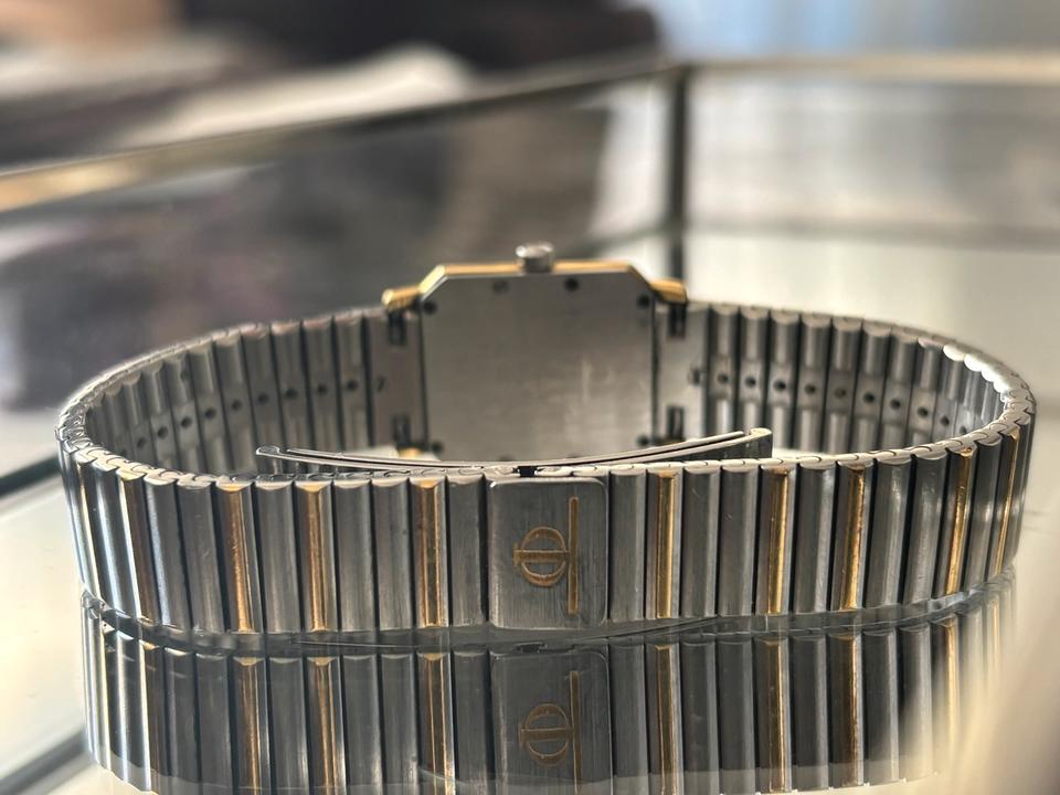 Baume & Mercier Damenuhr – Edelstahl & 18K Gold, Quartz | Vintage in Berlin