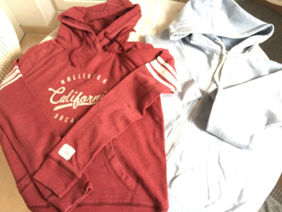 Hoodie von Hollister + Kapuzenjacke H&M Gr. S nur 12€ in Leipzig