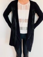 ZARA Damen Knit Cardigan Fransen schwarz Gr.M *Top* Bayern - Füssen Vorschau