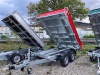 3500 kg 3-Seitenkipper Stema elektr.Pumpe, Aluschienen, rote Bordwände Baden-Württemberg - Freiburg im Breisgau Vorschau