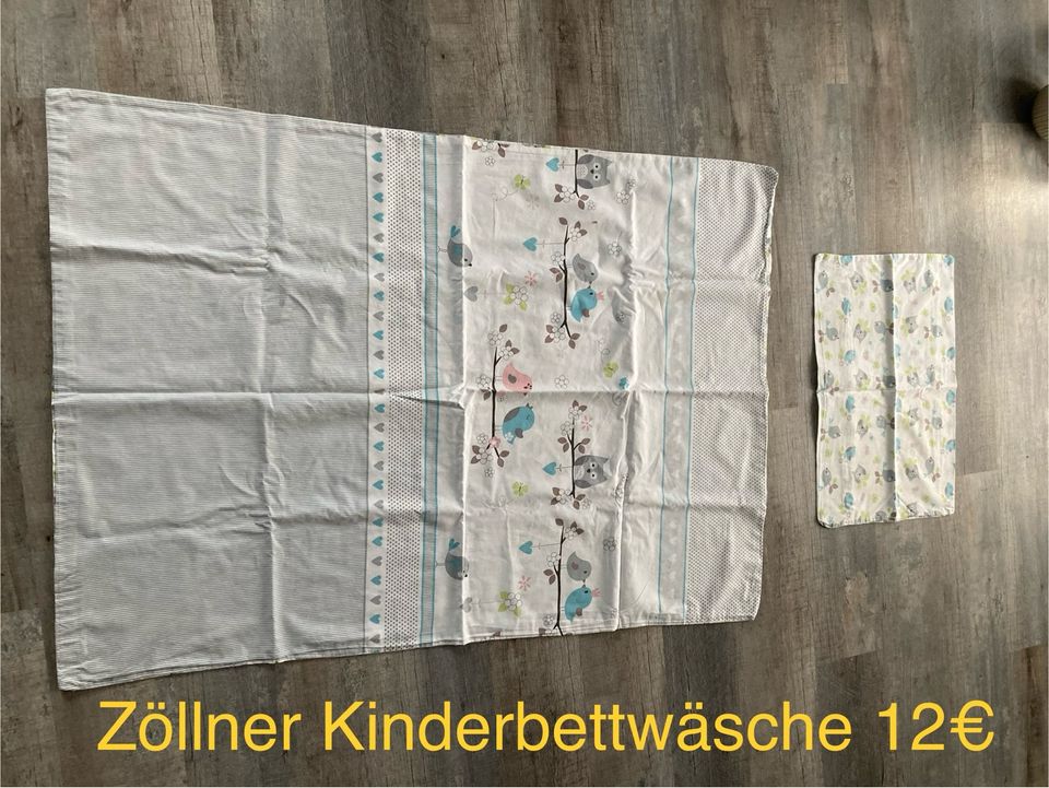 Kinderbettwäsche 135 x 100 Kissen Bettbezug Ikea Tchibo Zöllner in Groß-Gerau