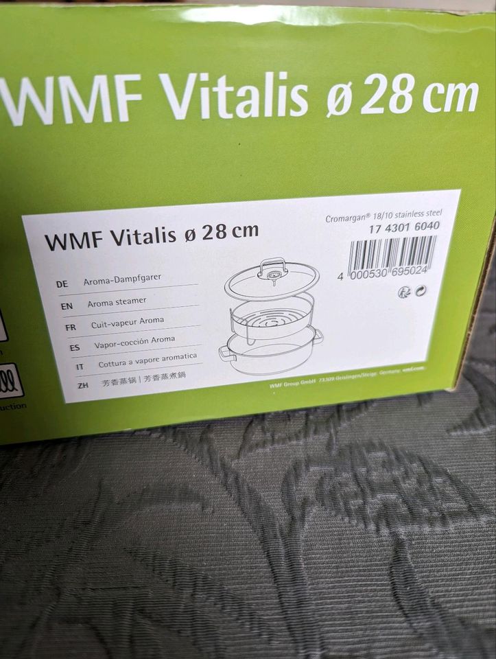 WMF Vitalis Aroma-Dampfgarer 28 cm TOP Spargeltopf in Korntal-Münchingen