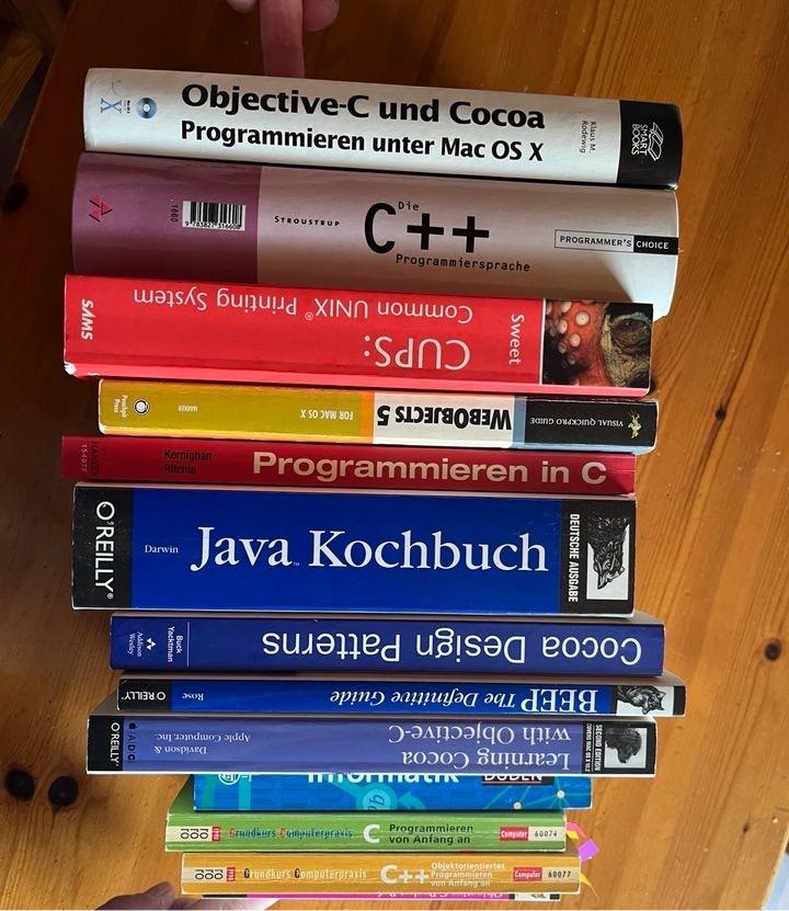 Bücher Programmieren Java, C, webobjects, Informatik in Briedel