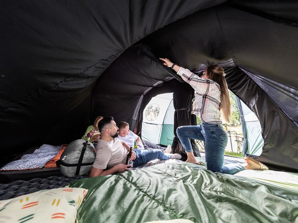 5 Pers. Familienzelt Campingzelt Festival Zelt Camping - top in Ediger-Eller