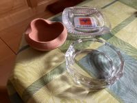 3 versch. Aschenbecher, Glas, Keramik Bayern - Grafling Vorschau