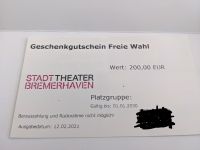 Geschenkgutschein Stadttheater Bremerhaven im Wert von 200 € Häfen - Bremerhaven Vorschau