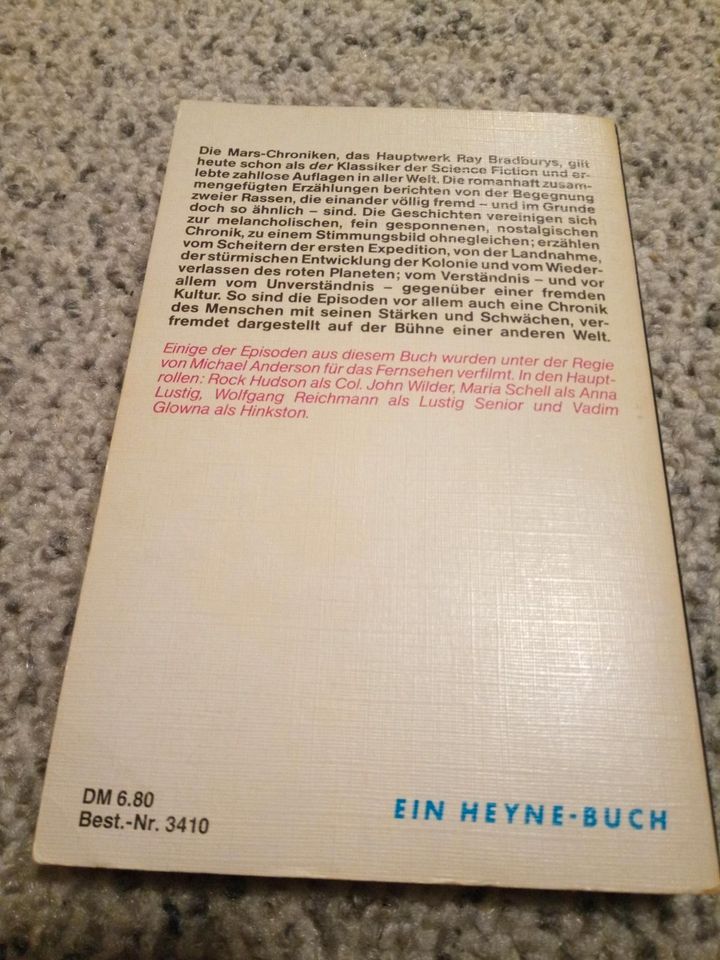 MARS-CHRONIKEN, Ray Bradbury (Fahrenheit 451) Taschenbuch in Aitrang