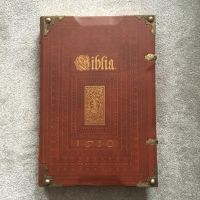 Bibel, 1630, geprägter Ledereinband, vergoldeter Blattschnitt an Sachsen-Anhalt - Magdeburg Vorschau