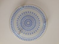 DDR Servierplatte Kuchenplatten Goldrand Glas Ornament blau 32cm Chemnitz - Kaßberg Vorschau