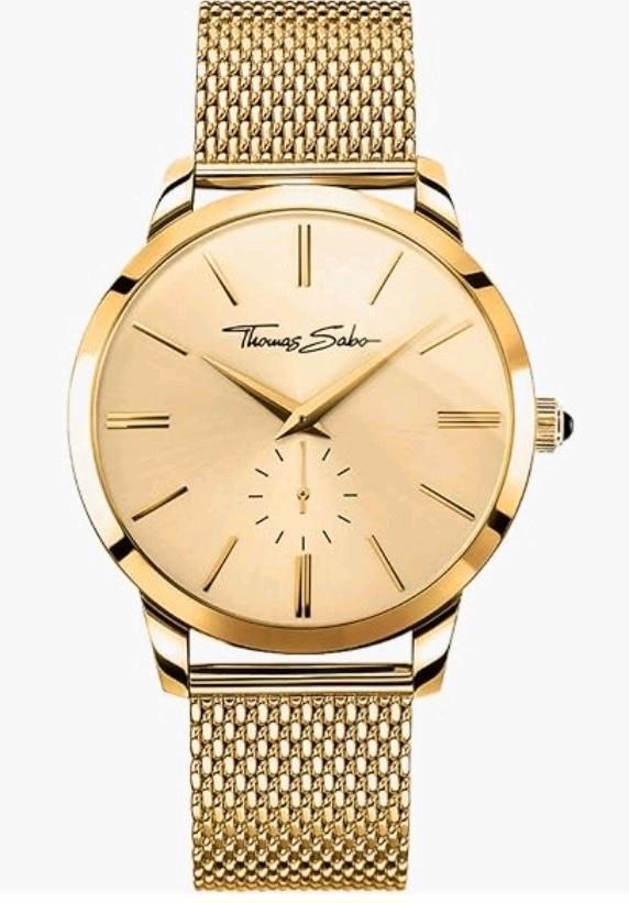 Thomas Sabo "Rebel Spirit Herren Armbanduhr Gelbgold in Riedstadt